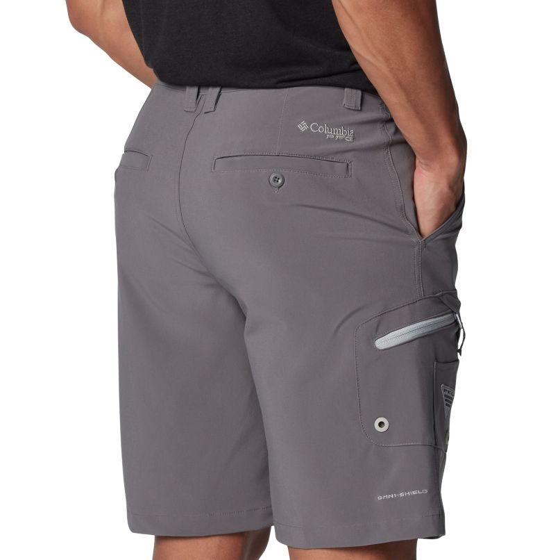 Men's PFG Terminal Tackle II Shorts, Color: City Grey, Cool Grey, image 5