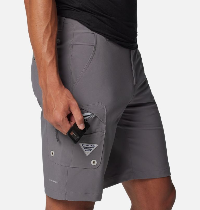Men's PFG Terminal Tackle II Shorts, Color: City Grey, Cool Grey, image 6