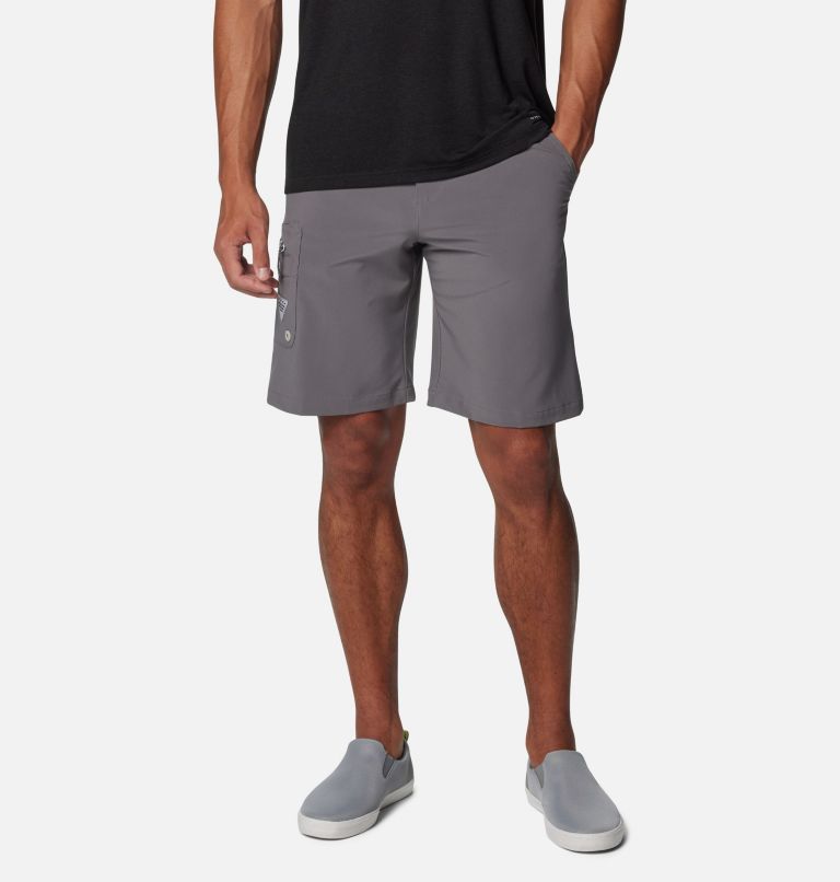 Men's PFG Terminal Tackle II Shorts, Color: City Grey, Cool Grey, image 1