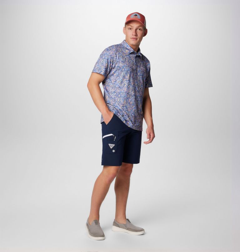 Shorts Terminal Tackle II para hombre, Color: Collegiate Navy, White, image 3