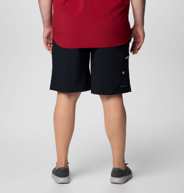 Men's PFG Terminal Tackle II Shorts - Big, Color: Black, Cool Grey, image 2