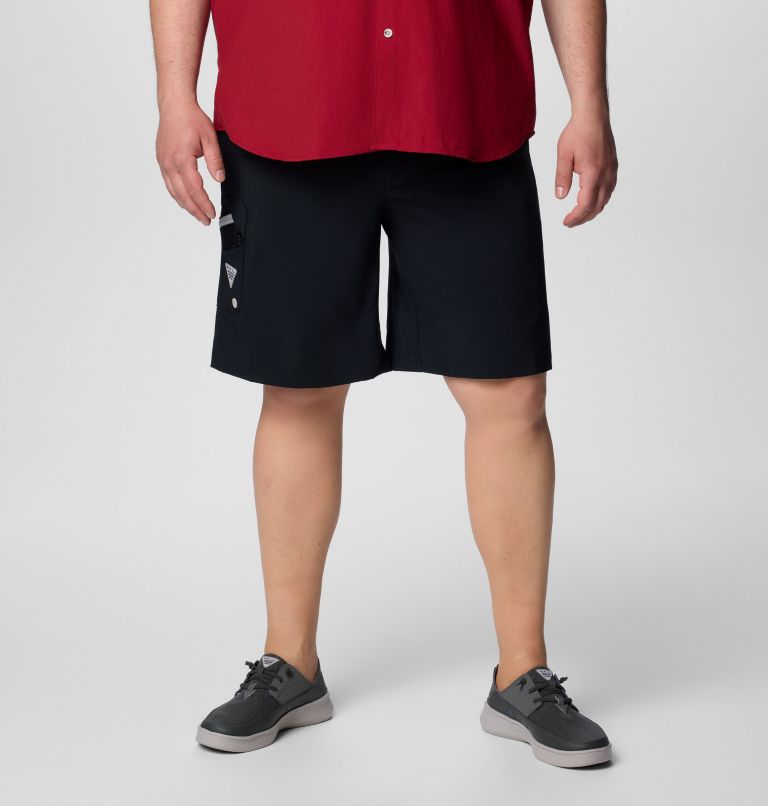Men's PFG Terminal Tackle II Shorts - Big, Color: Black, Cool Grey, image 1