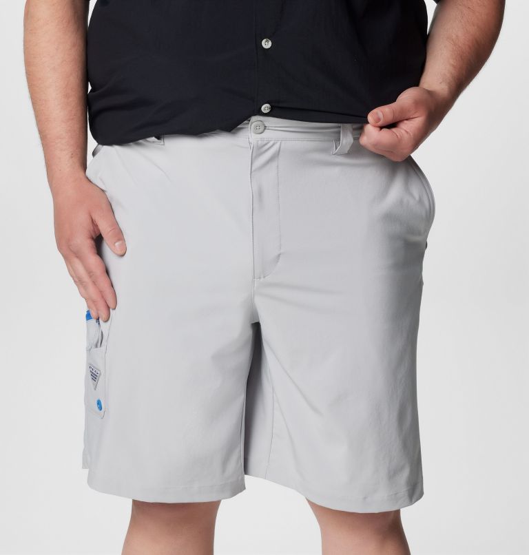 Men's PFG Terminal Tackle II Shorts - Big, Color: Cool Grey, Vivid Blue, image 5