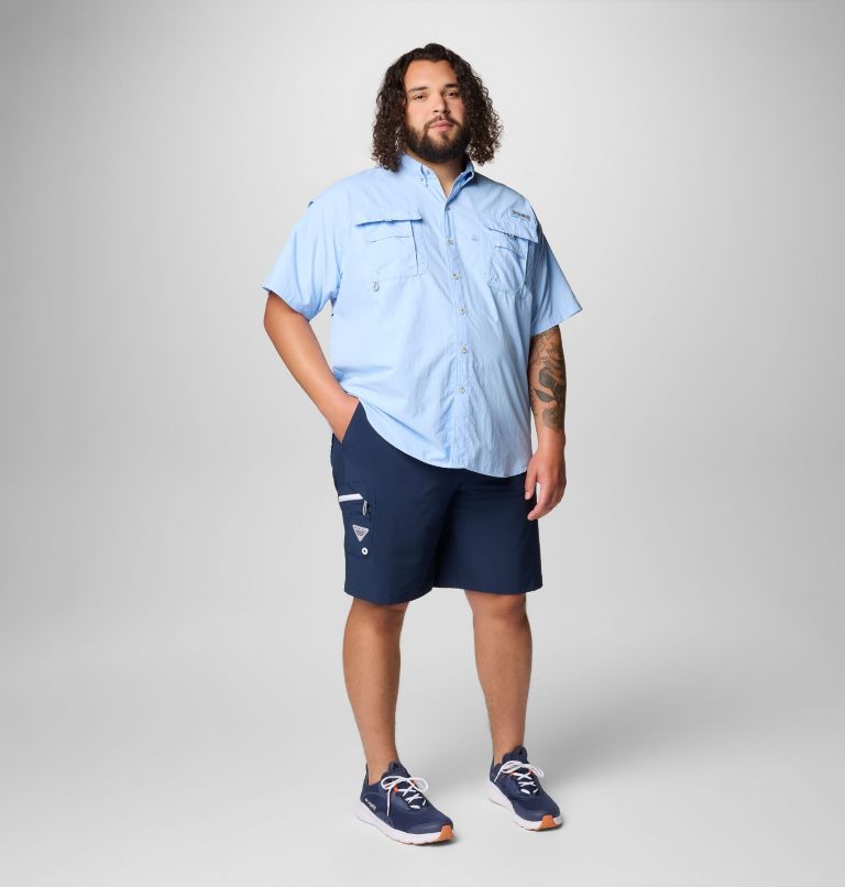 Men's PFG Terminal Tackle II Shorts - Big, Color: Collegiate Navy, White, image 3