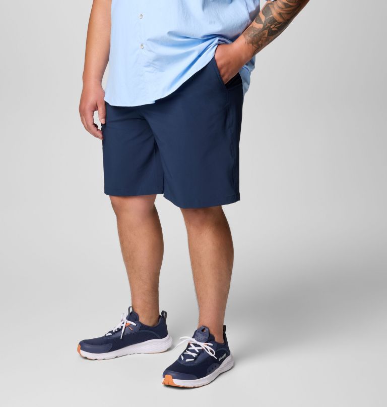 Men's PFG Terminal Tackle II Shorts - Big, Color: Collegiate Navy, White, image 4