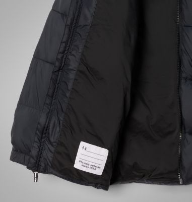 Veste à capuchon Puffect pour enfants., Color: Black, image 3