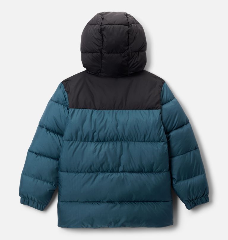 Veste à capuchon Puffect pour enfants., Color: Everblue, Black, image 2