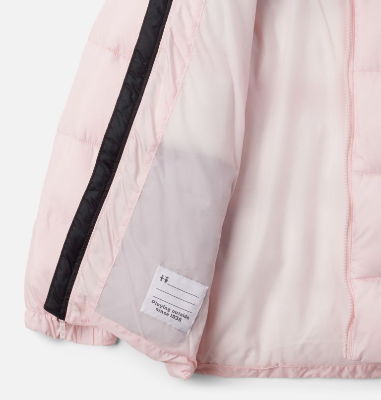Veste à capuchon Puffect pour enfants., Color: Satin Pink, Black, image 3