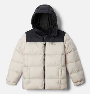 Youth Puffect II Hooded Jacket, Color: Dark Stone, Black, image 1