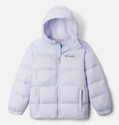 Youth Puffect II Hooded Jacket, Color: Snowdrift, image 1