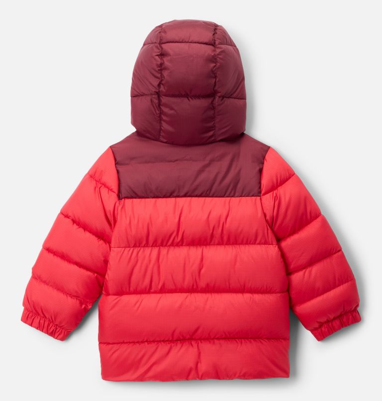 Toddler Puffect Hooded Jacket, Color: Mountain Red, Rich Wine, image 2