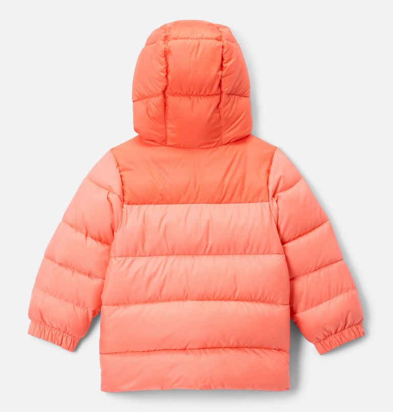 Toddler Puffect Hooded Jacket, Color: Hot Coral, Zing, image 2