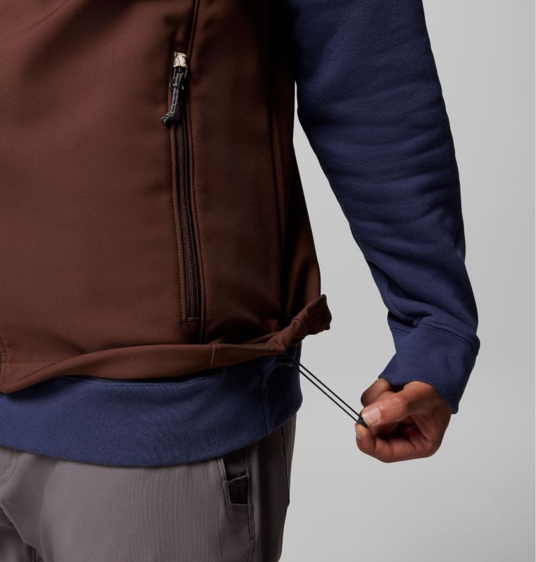 Men's PHG Ascender II Softshell Vest, Color: Tobacco, Timberwoods Camo, image 8