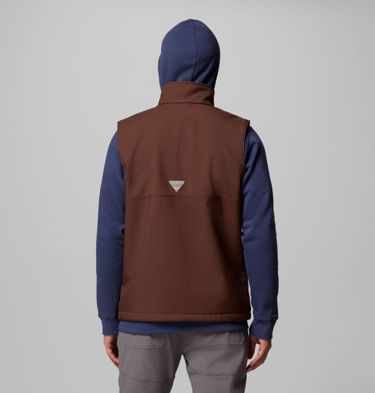 Men's PHG Ascender II Softshell Vest, Color: Tobacco, Timberwoods Camo, image 3