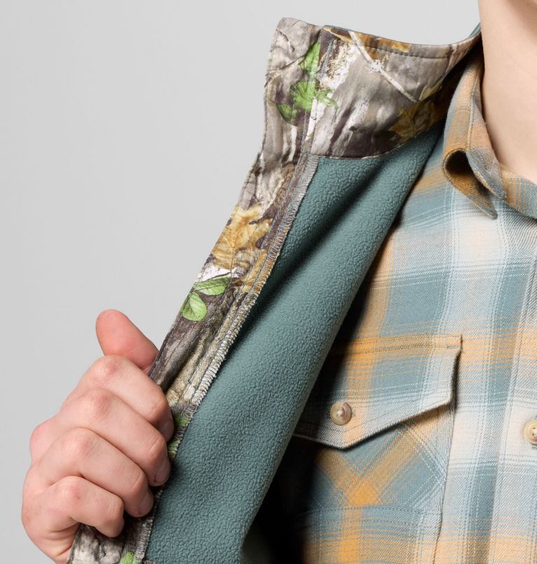 Men's PHG Ascender II Softshell Vest, Color: Pond, Timberwoods Camo, image 7