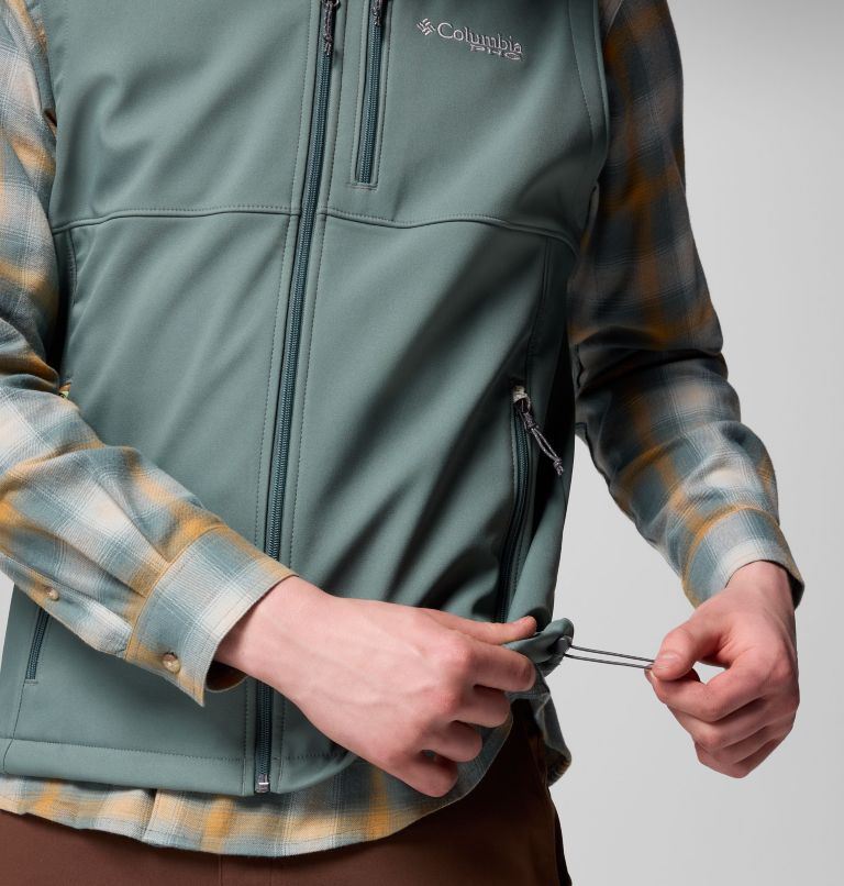 Men's PHG Ascender II Softshell Vest, Color: Pond, Timberwoods Camo, image 8