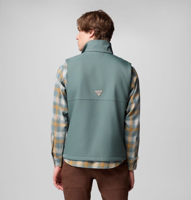 Men's PHG Ascender II Softshell Vest, Color: Pond, Timberwoods Camo, image 3