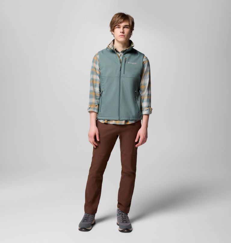 Men's PHG Ascender II Softshell Vest, Color: Pond, Timberwoods Camo, image 2