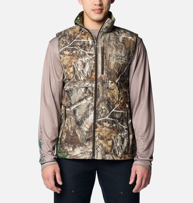Men's PHG Ascender II Softshell Vest, Color: Realtree Edge, image 1
