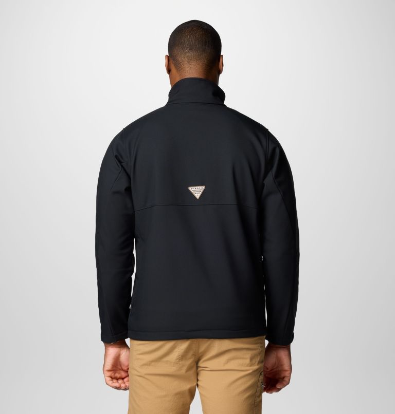 Men's PHG Ascender II Softshell Jacket, Color: Black, Timberwoods Camo, image 2