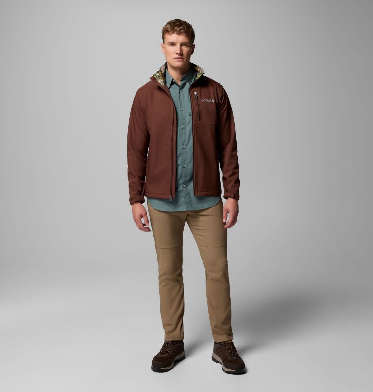 Men's PHG Ascender II Softshell Jacket, Color: Tobacco, Timberwoods Camo, image 2