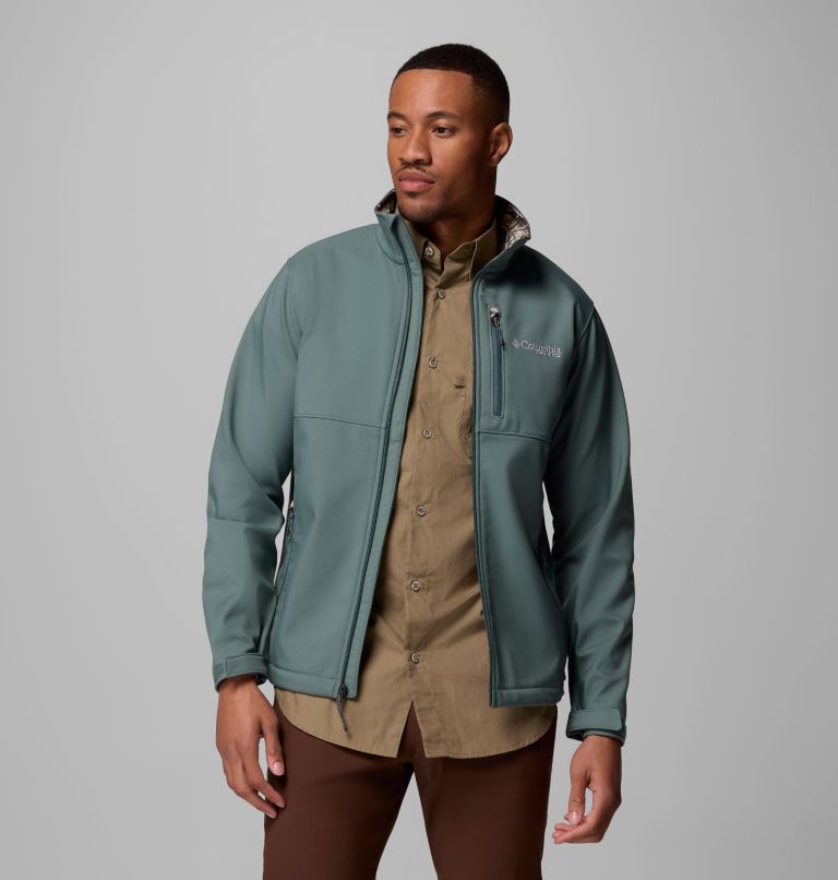 Men's PHG Ascender II Softshell Jacket, Color: Pond, Timberwoods Camo, image 5