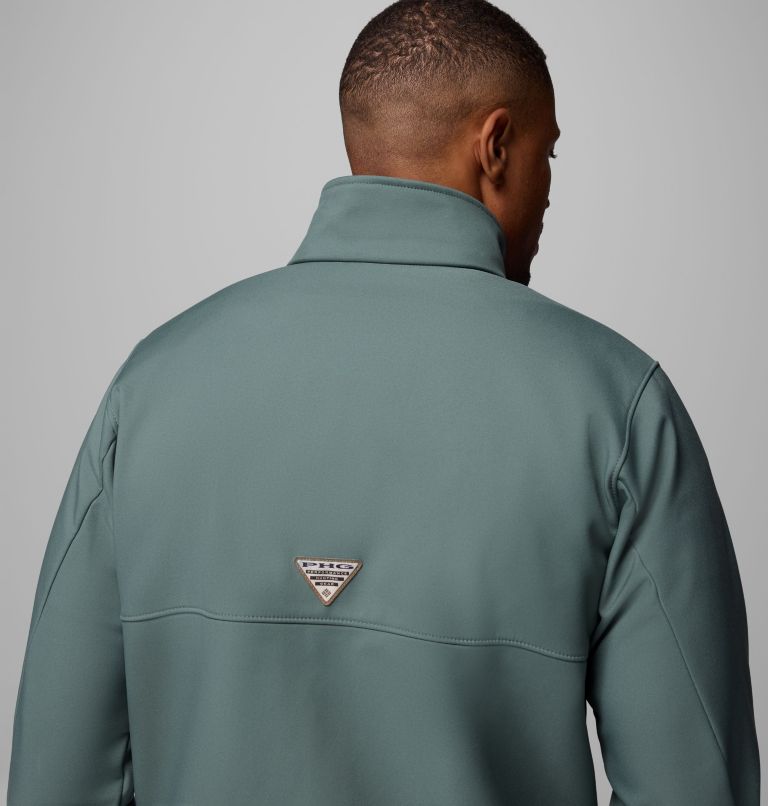 Men's PHG Ascender II Softshell Jacket, Color: Pond, Timberwoods Camo, image 8