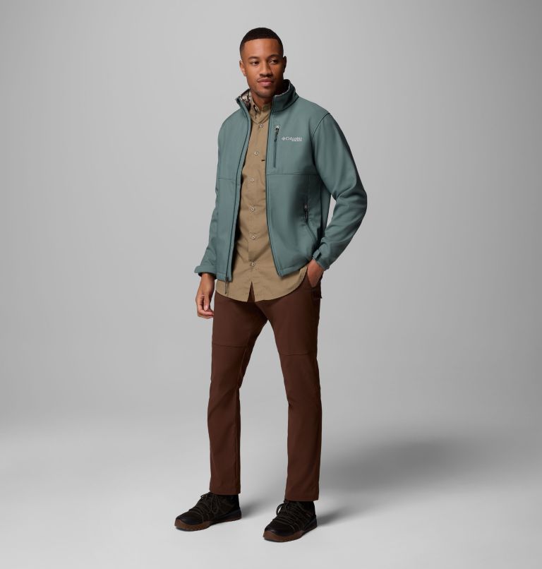 Men's PHG Ascender II Softshell Jacket, Color: Pond, Timberwoods Camo, image 2