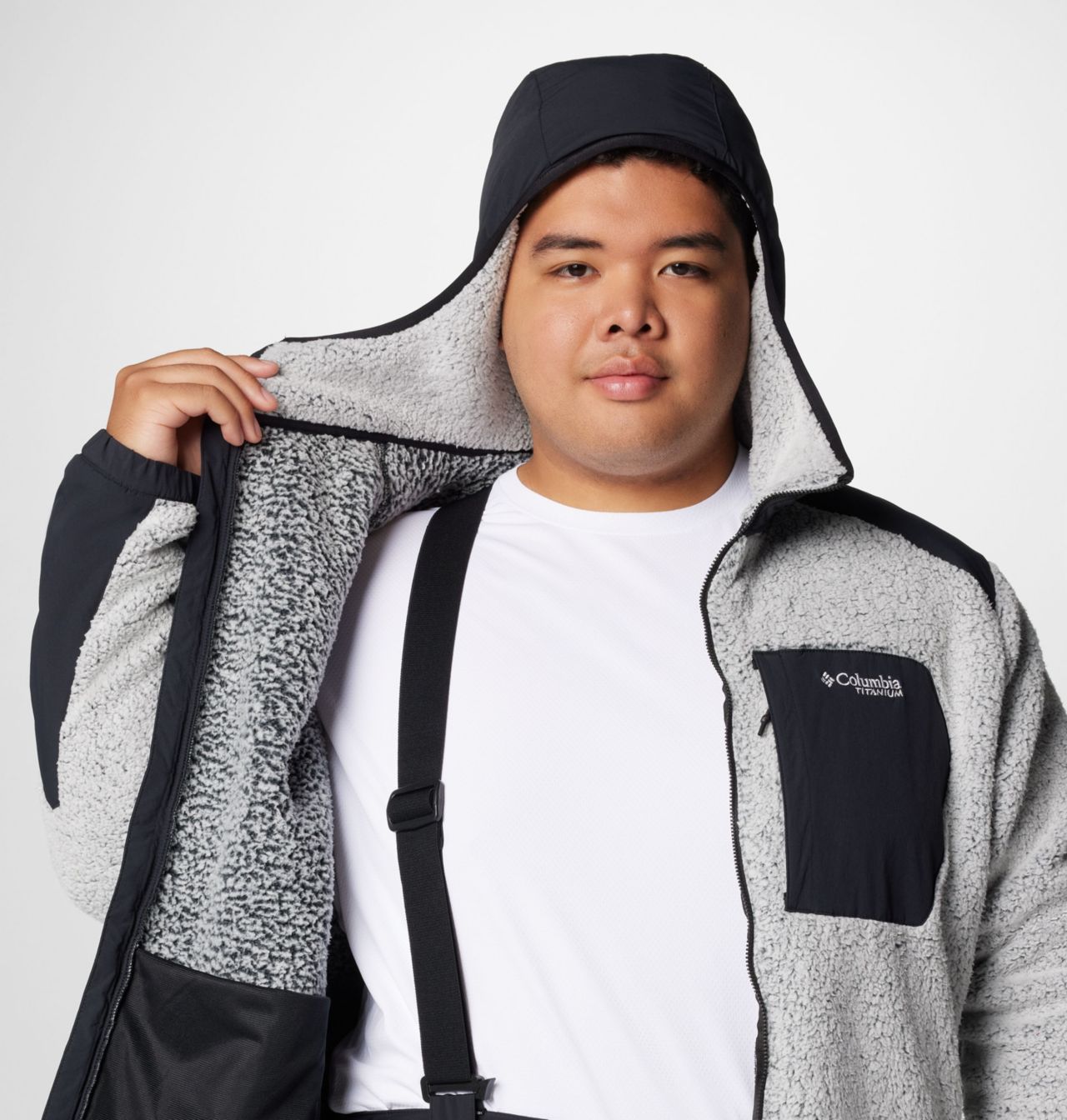 Men's Arctic Crest™ Sherpa Full Zip Fleece Jacket - Big 7