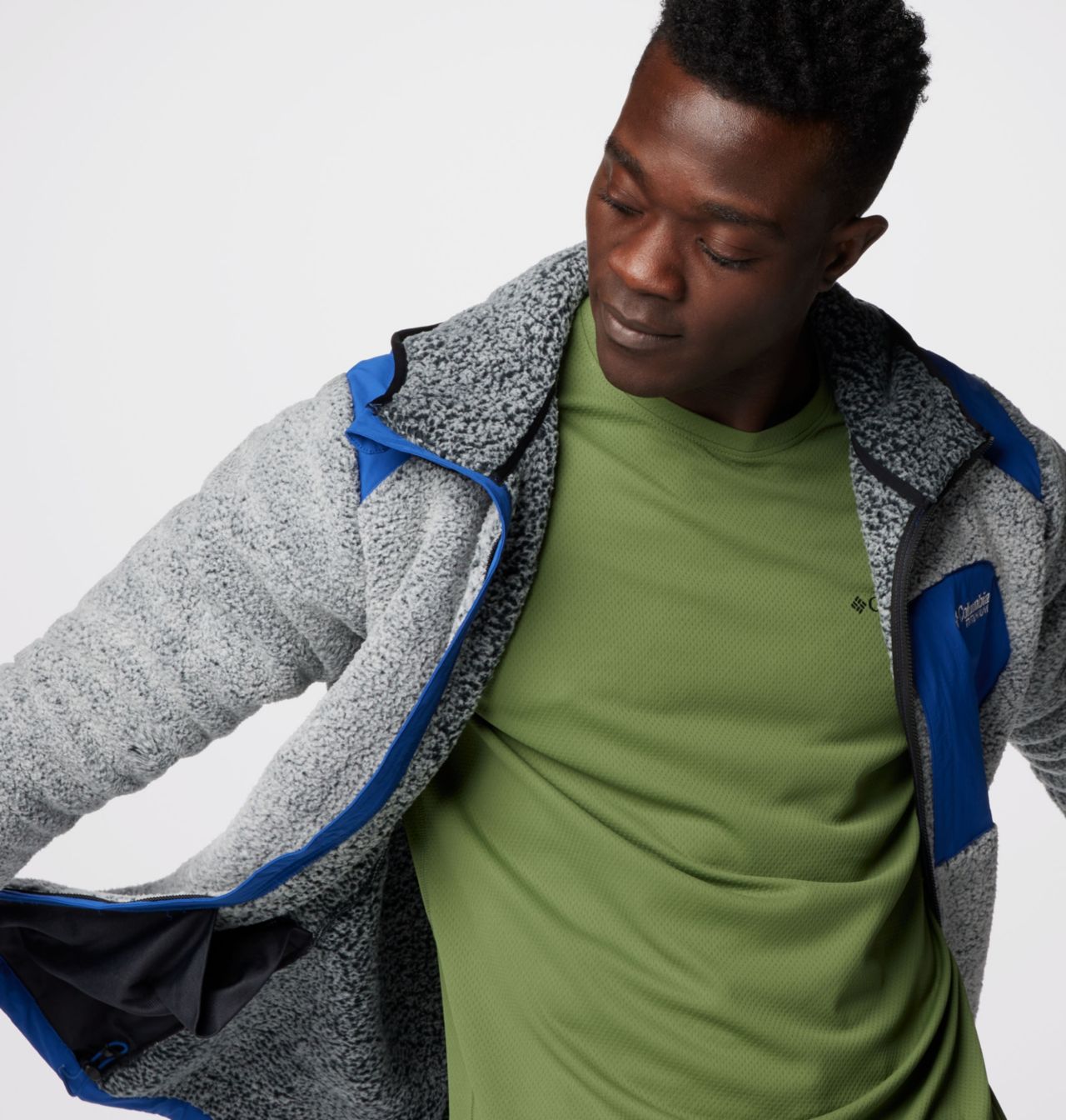 Men's Arctic Crest™ Sherpa Full Zip Fleece Jacket - Tall 6