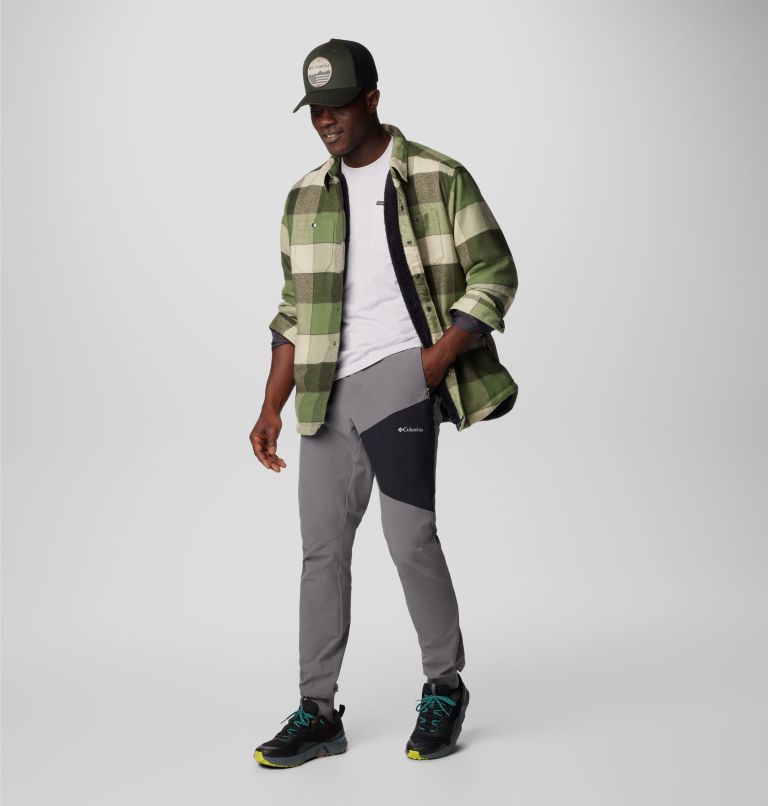 Pantalon à coquille souple Columbia Tech hommes, Color: City Grey, Black, image 3