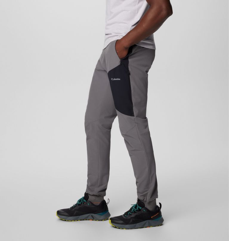 Pantalon à coquille souple Columbia Tech hommes, Color: City Grey, Black, image 4