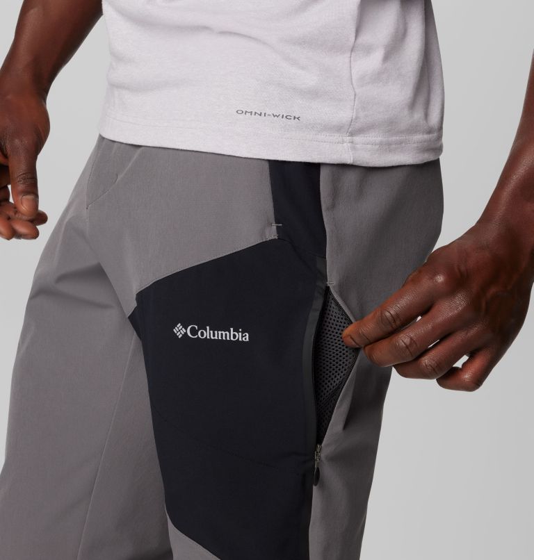 Pantalon à coquille souple Columbia Tech hommes, Color: City Grey, Black, image 6