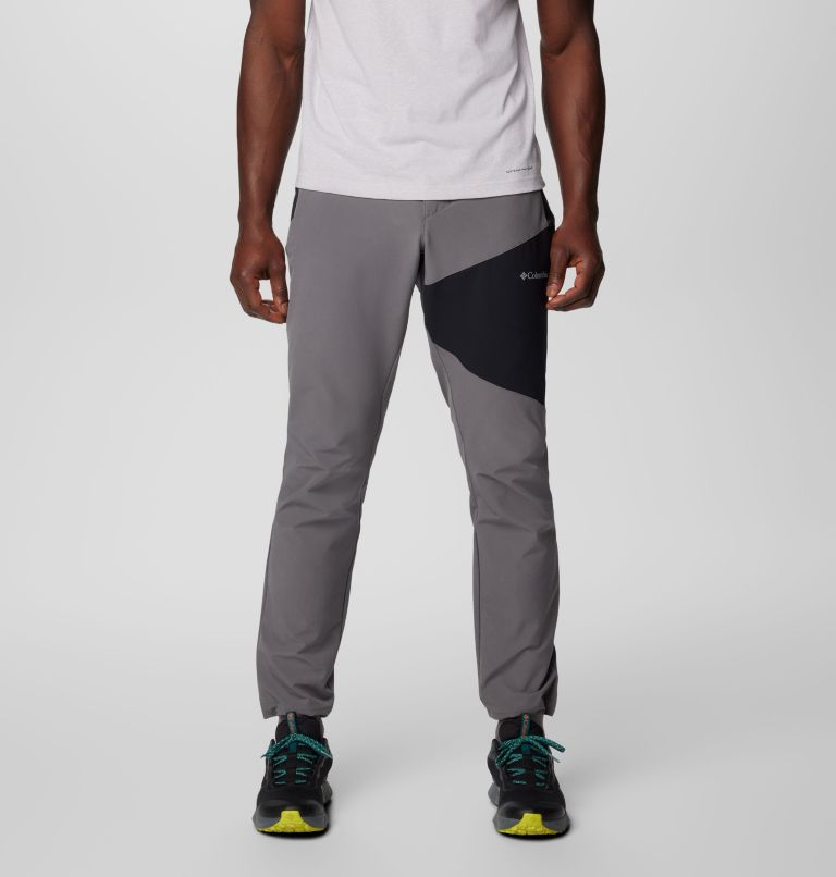 Pantalon à coquille souple Columbia Tech hommes, Color: City Grey, Black, image 1
