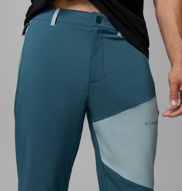 Men's Columbia Tech Softshell Trousers, Color: Everblue, Crushed Blue, image 5