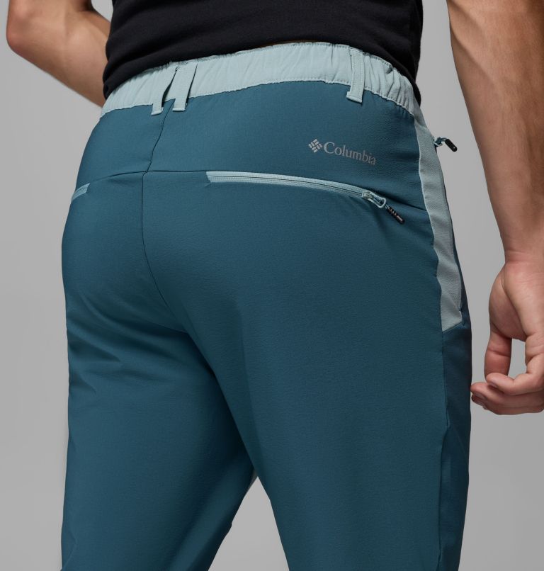 Men's Columbia Tech Softshell Trousers, Color: Everblue, Crushed Blue, image 7