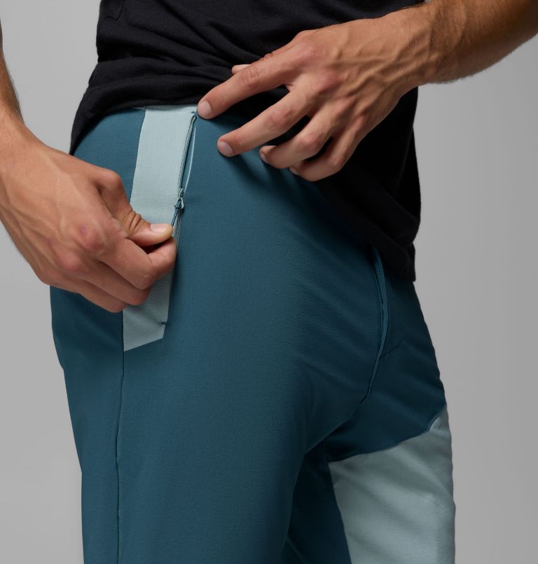 Men's Columbia Tech Softshell Trousers, Color: Everblue, Crushed Blue, image 9