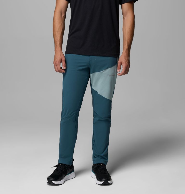Men's Columbia Tech Softshell Trousers, Color: Everblue, Crushed Blue, image 1