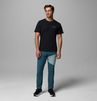 Men's Columbia Tech Softshell Trousers, Color: Everblue, Crushed Blue, image 6