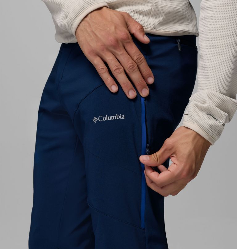 Men's Columbia Tech Softshell Trousers, Color: Collegiate Navy, image 6