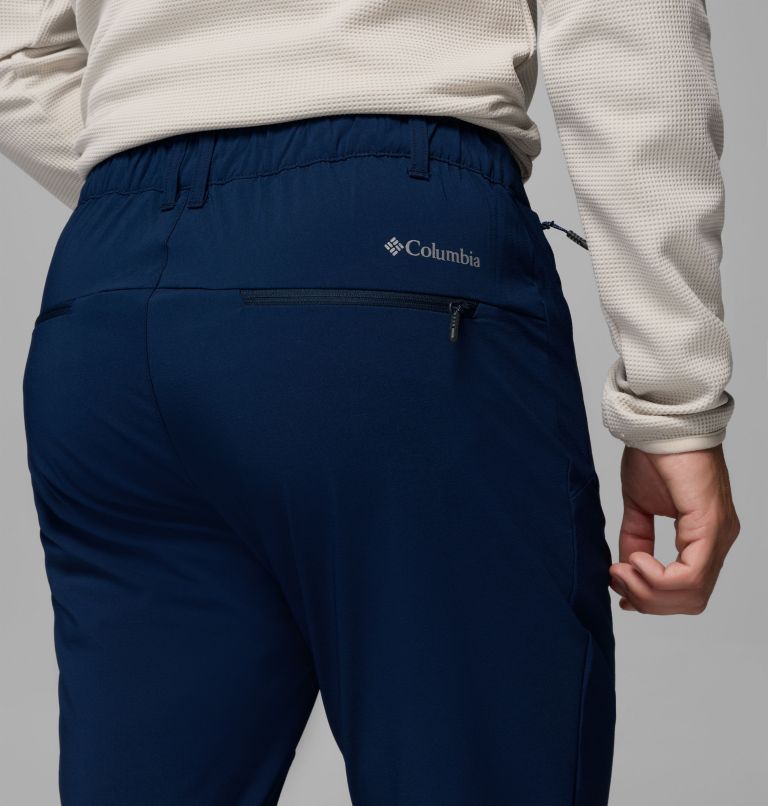 Men's Columbia Tech Softshell Trousers, Color: Collegiate Navy, image 7
