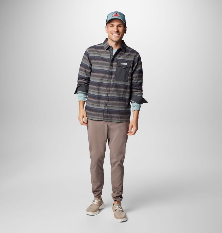 Surchemise PFG Uncharted pour hommes, Color: Shark Lunar Stripe, image 3
