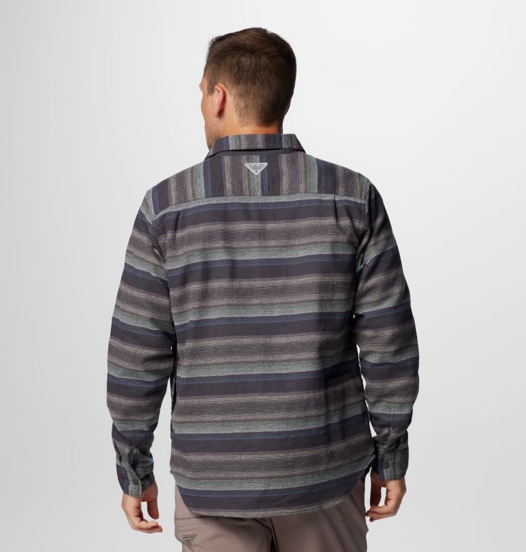Surchemise PFG Uncharted pour hommes, Color: Shark Lunar Stripe, image 2