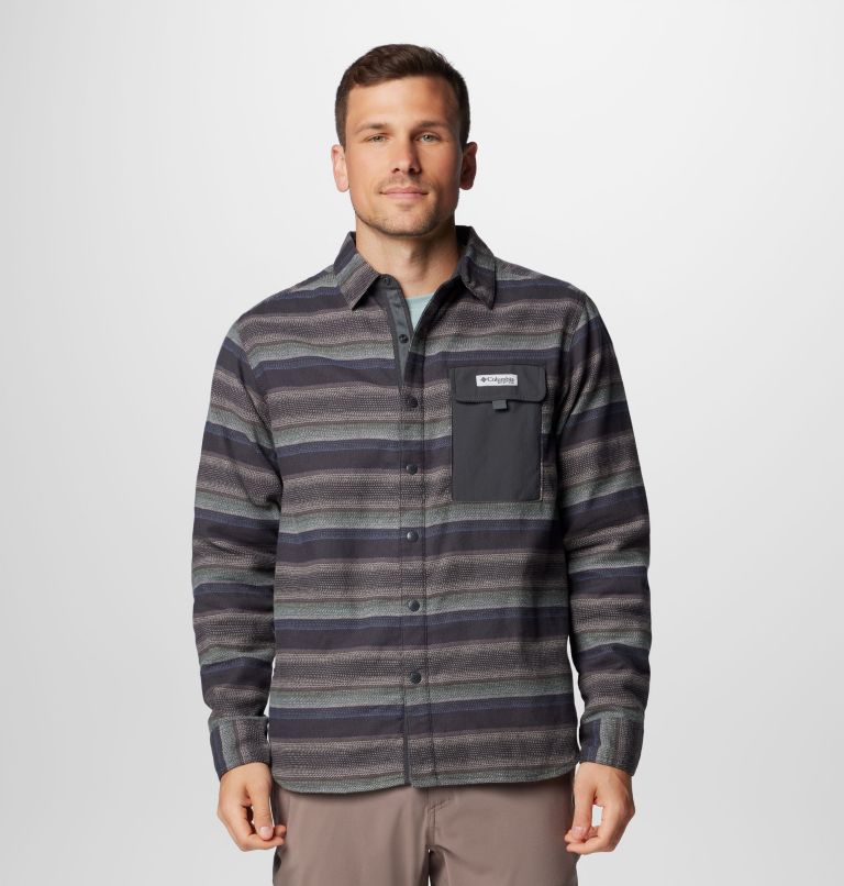 Surchemise PFG Uncharted pour hommes, Color: Shark Lunar Stripe, image 1