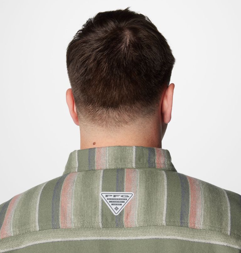 Surchemise PFG Uncharted pour hommes – Tailles fortes, Color: Smokey Sage Lunar Stripe, image 7
