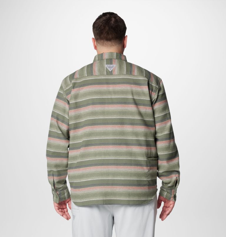 Surchemise PFG Uncharted pour hommes – Tailles fortes, Color: Smokey Sage Lunar Stripe, image 2