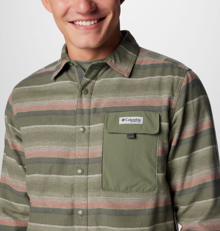 Surchemise PFG Uncharted pour hommes – Grandes tailles, Color: Smokey Sage Lunar Stripe, image 5