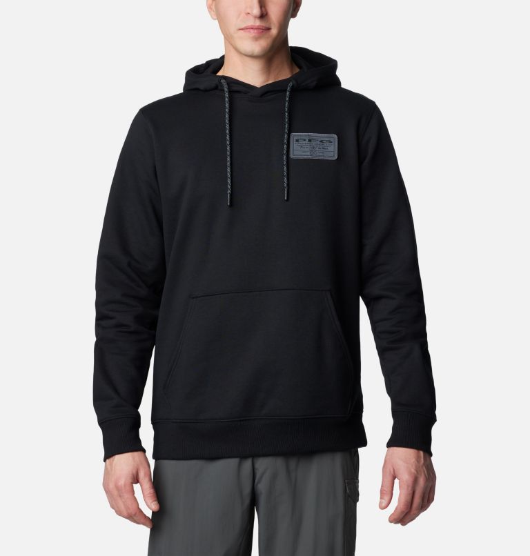 Chandail à capuchon PFG Castback pour hommes, Color: Black, Graphite, image 1