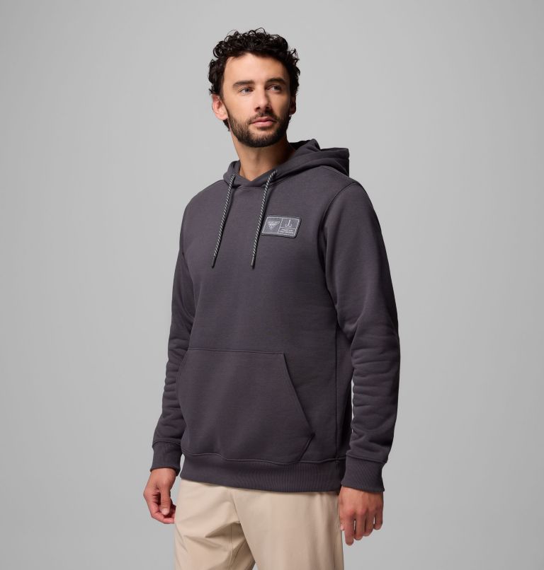 Men's PFG Castback Hoodie, Color: Shark, FOTW Hooks, image 4