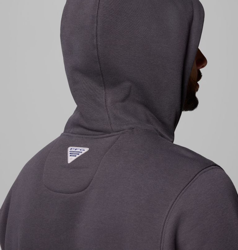 Men's PFG Castback Hoodie, Color: Shark, FOTW Hooks, image 6